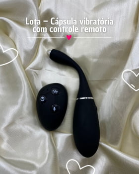 CÁPSULA VIBRATÓRIA COM CONTROLE REMOTO LOTA