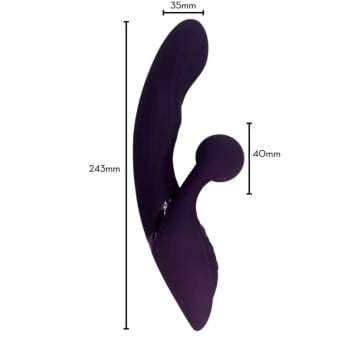 SUPER VIBRADOR 3 EM 1 COM POTÊNCIA ELEVADA