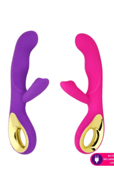 VIBRADOR PONTO G COM ESTIMULADOR DE CLITÓRIS