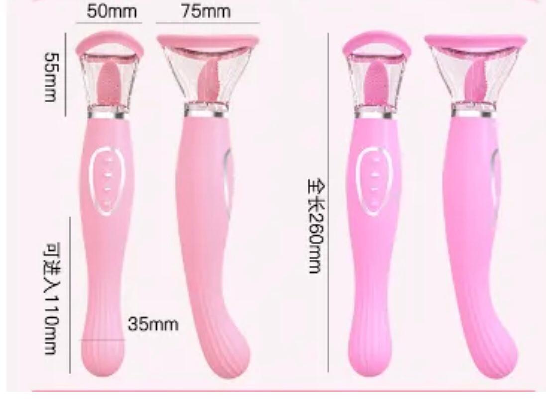 VIBRADOR PARA SUCÇÃO VAGINAL COM LÍNGUA VIBRATÓRIA - Espaço Sensual Colatina