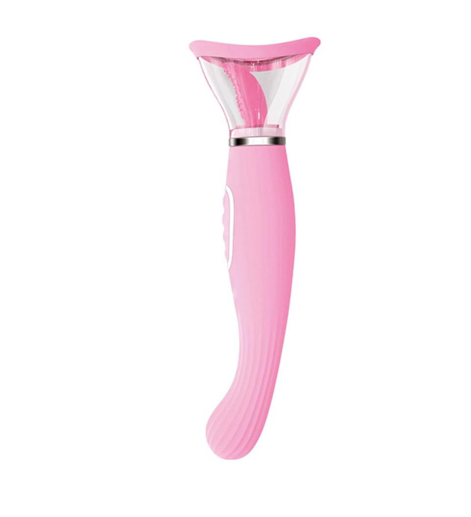 VIBRADOR PARA SUCÇÃO VAGINAL COM LÍNGUA VIBRATÓRIA - Espaço Sensual Colatina